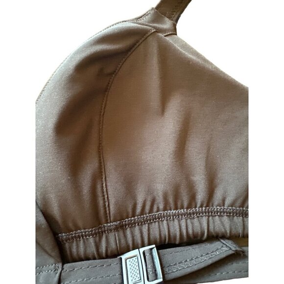 Junipers Women's Adjustable Black Swim Top Bralette L - Made In USA Recycled Pol - Picture 5 of 5